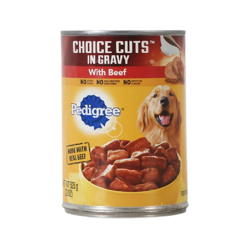 - Special food for senior dogsPEDIGREE DOG FOOD CHOICE CUTS IN GRAVY BEEF TIN 625 GM