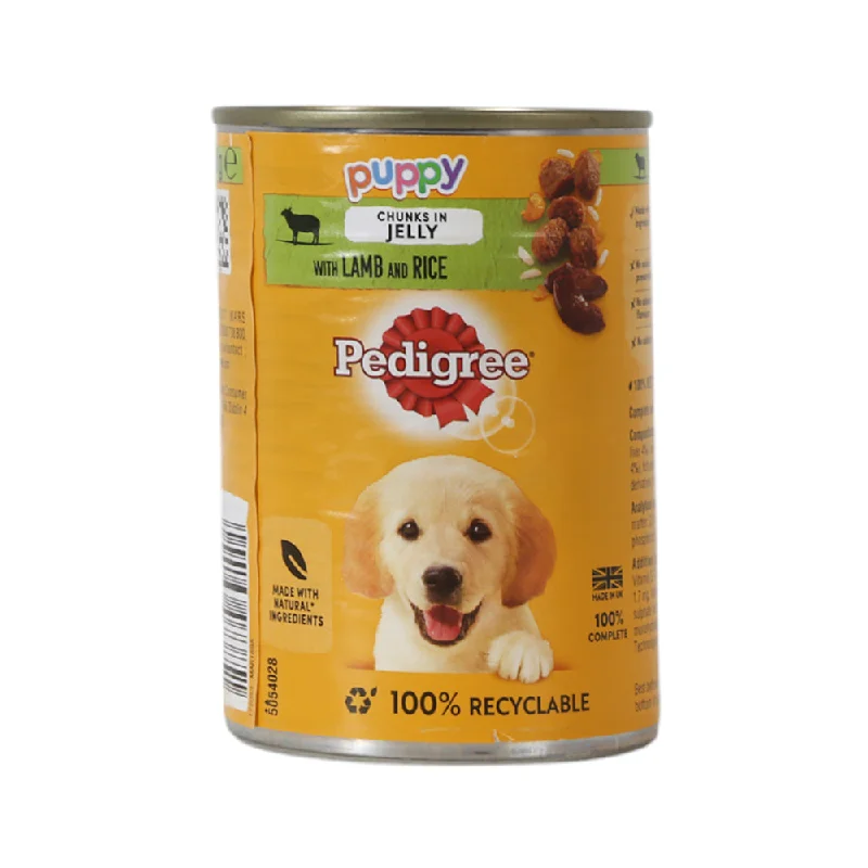 - Food for small dogsPEDIGREE DOG FOOD PUPPY LAMB RICE TIN 400 GM