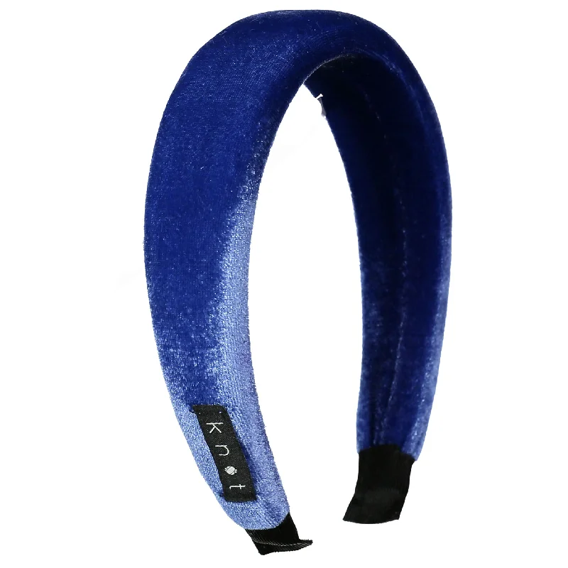 - Pet monitor with camera- Pet monitor with cameraKnot Hairbands Velvet Puff Headband // Cobalt