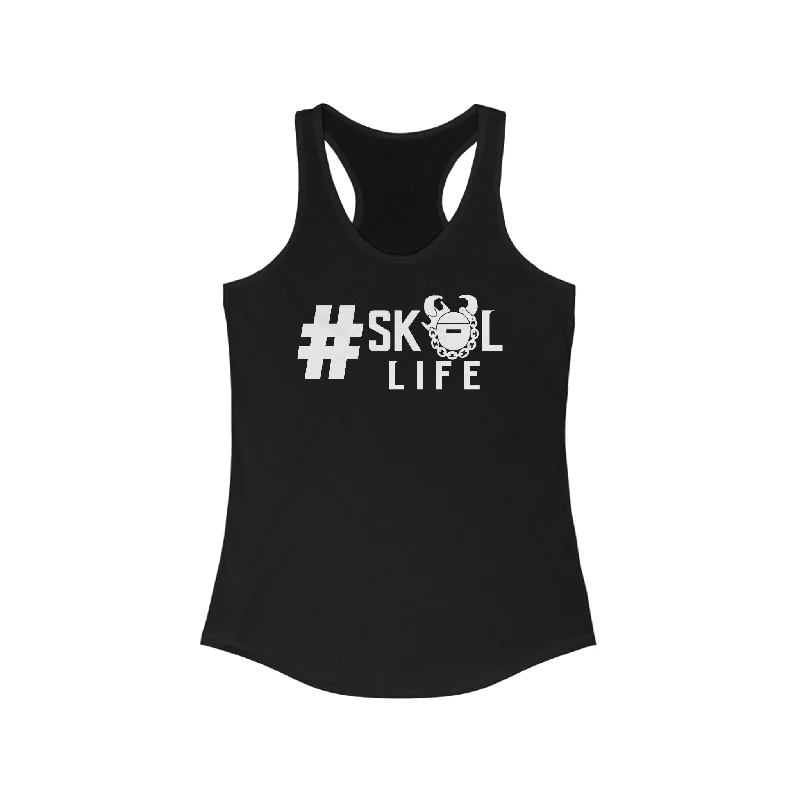 Ladies Ideal Racerback Tank - #Life