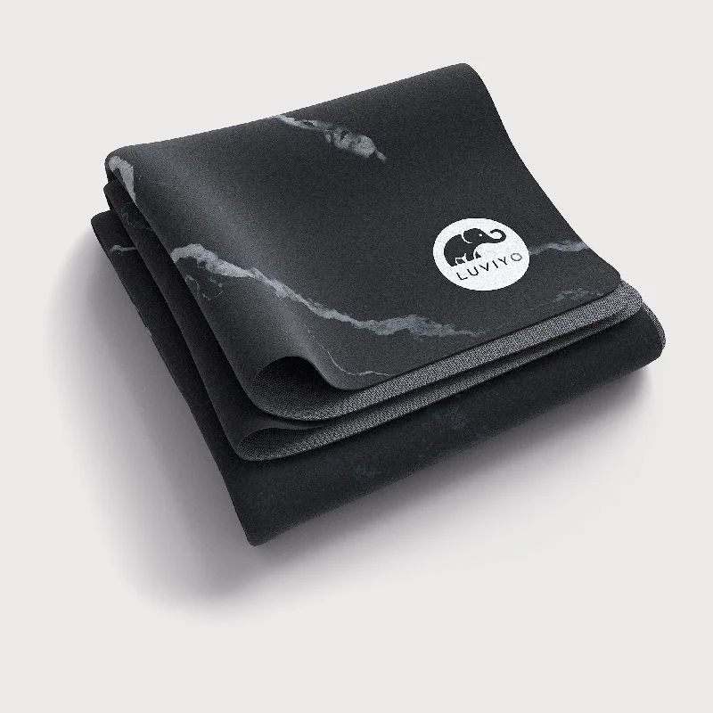 Travel Yogamatte Black Marble