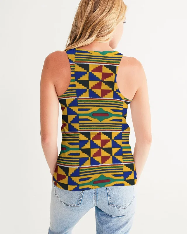 AKH African Kente Cloth Women's Tank