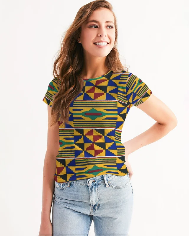 AKH African Kente Cloth Women's Tee