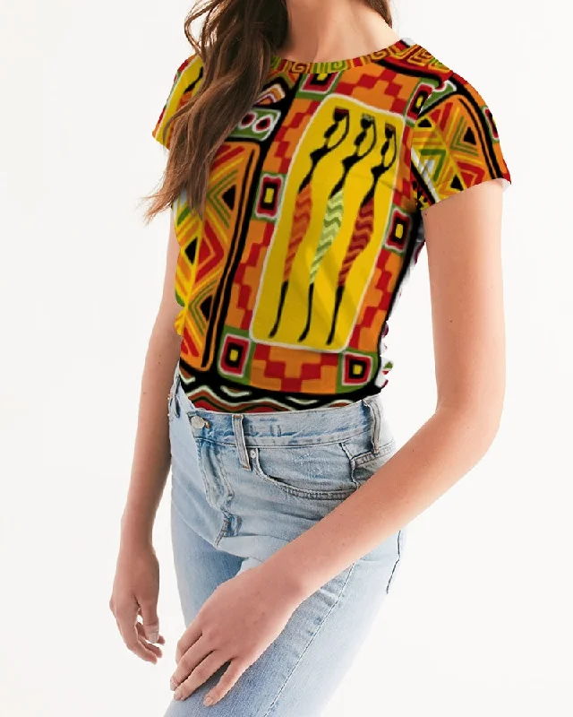 AKH African Mural Art Women's Tee