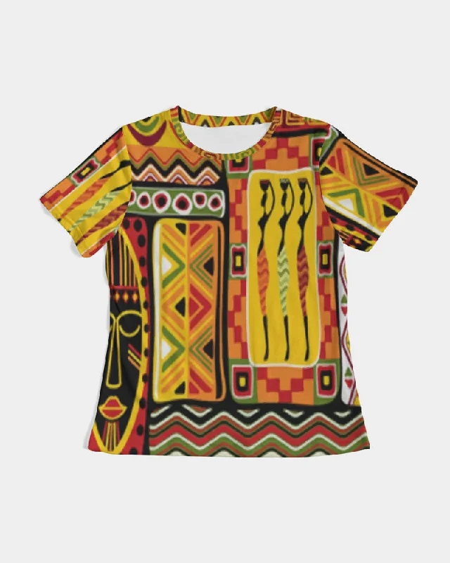 AKH African Mural Art Women's Tee