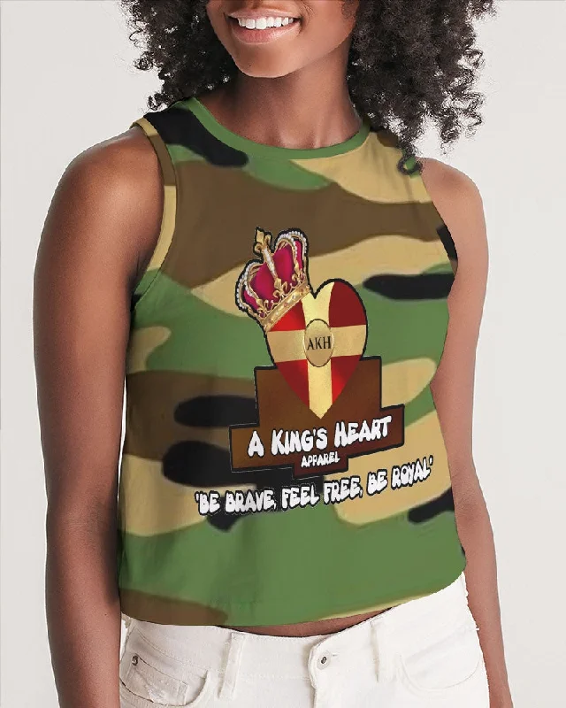 AKH Camouflage Women's Cropped Tank