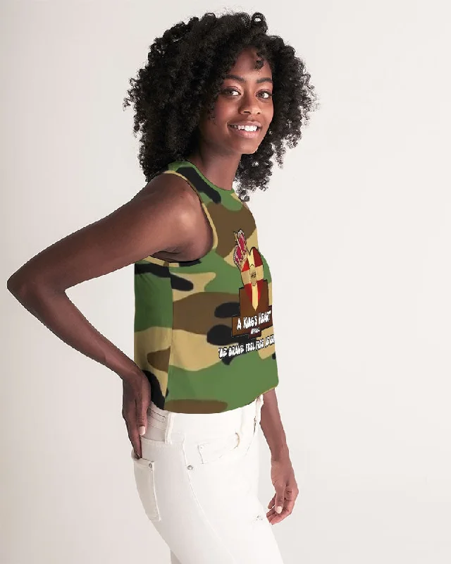 AKH Camouflage Women's Cropped Tank