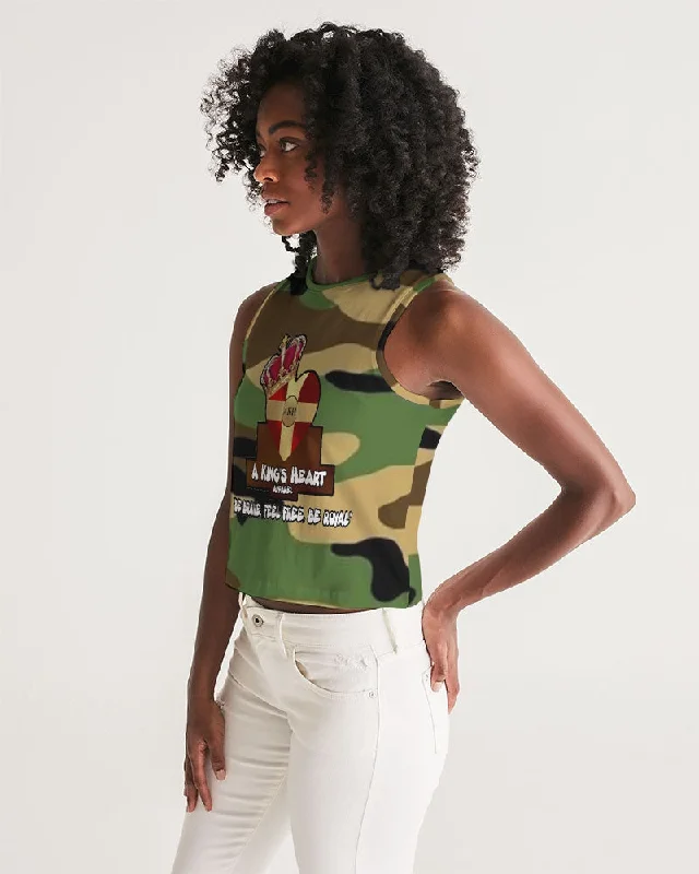 AKH Camouflage Women's Cropped Tank