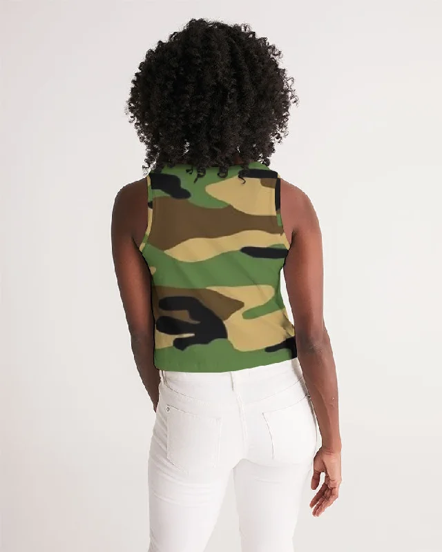 AKH Camouflage Women's Cropped Tank