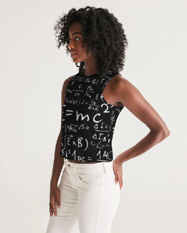 AKH E = MC squared Women's Cropped Tank