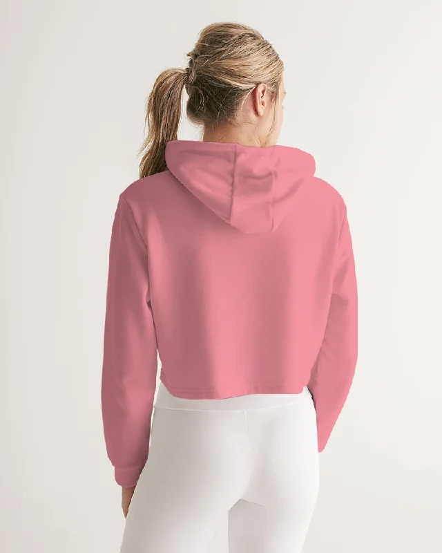 AKH Pink Women's Cropped Hoodie