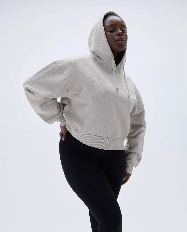 Washed Boxy Hoodie - Stone